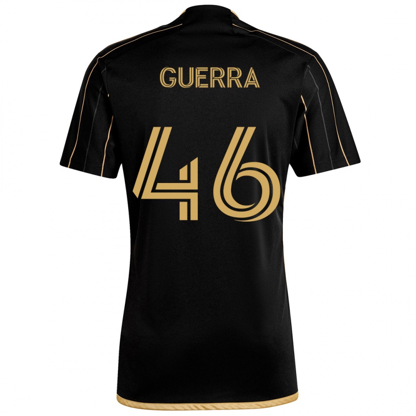 Niño Camiseta Decarlo Guerra #46 Oro Negro 1ª Equipación 2024/25 La Camisa