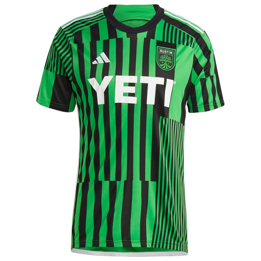 Niño Camiseta Spencer Sanderson #0 Verde Negro 1ª Equipación 2024/25 La Camisa