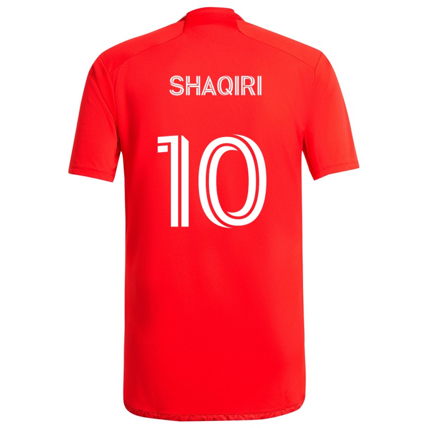 Niño Camiseta Xherdan Shaqiri #10 Rojo Blanco 1ª Equipación 2024/25 La Camisa