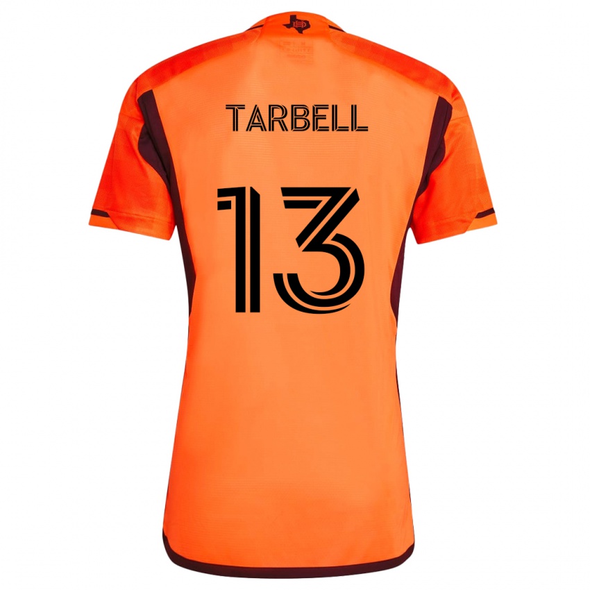 Niño Camiseta Andrew Tarbell #13 Naranja Negro 1ª Equipación 2024/25 La Camisa