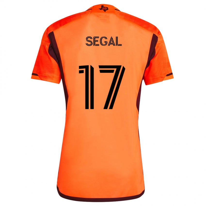 Niño Camiseta Gabriel Segal #17 Naranja Negro 1ª Equipación 2024/25 La Camisa