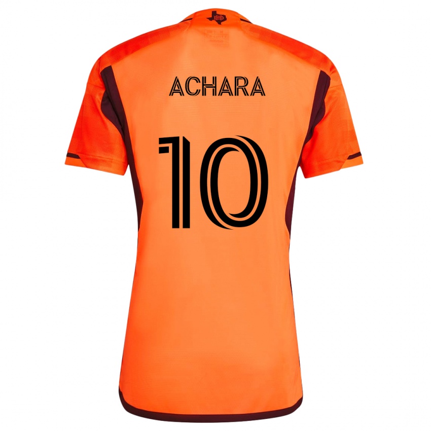 Niño Camiseta Ifunanyachi Achara #10 Naranja Negro 1ª Equipación 2024/25 La Camisa