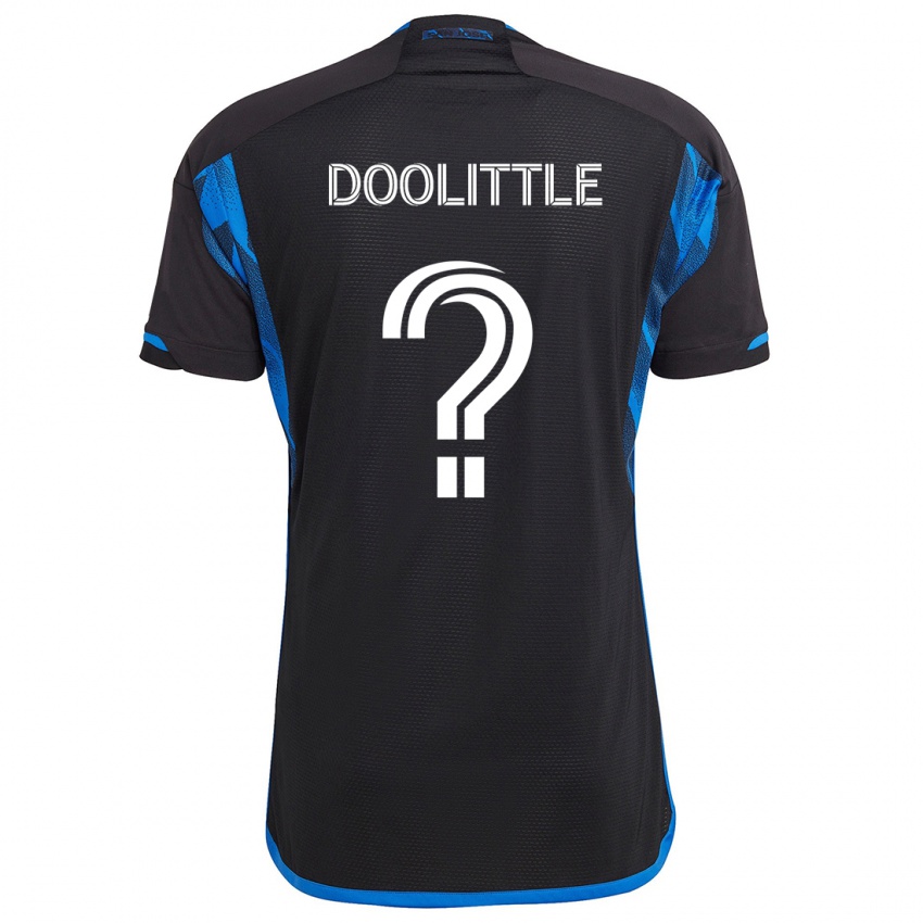 Niño Camiseta Brooks Doolittle #0 Azul Negro 1ª Equipación 2024/25 La Camisa