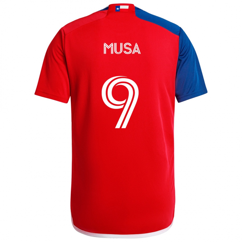 Niño Camiseta Petar Musa #9 Azul Rojo 1ª Equipación 2024/25 La Camisa