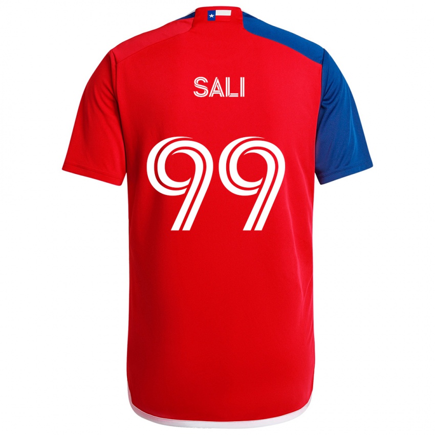 Niño Camiseta Enes Sali #99 Azul Rojo 1ª Equipación 2024/25 La Camisa