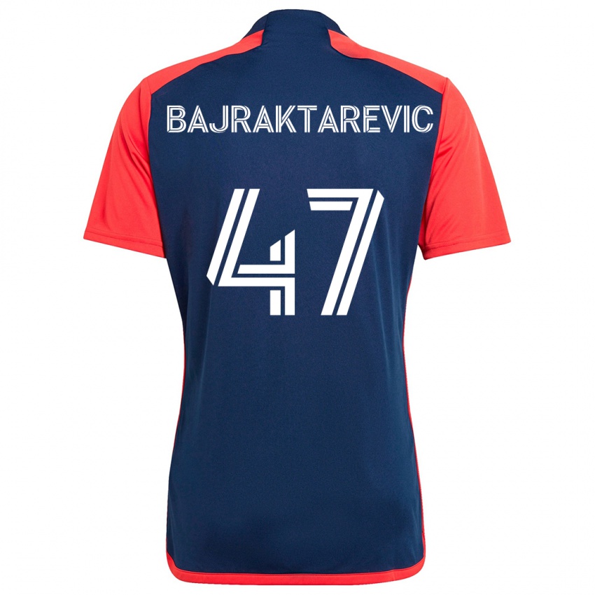 Niño Camiseta Esmir Bajraktarevic #47 Azul Rojo 1ª Equipación 2024/25 La Camisa