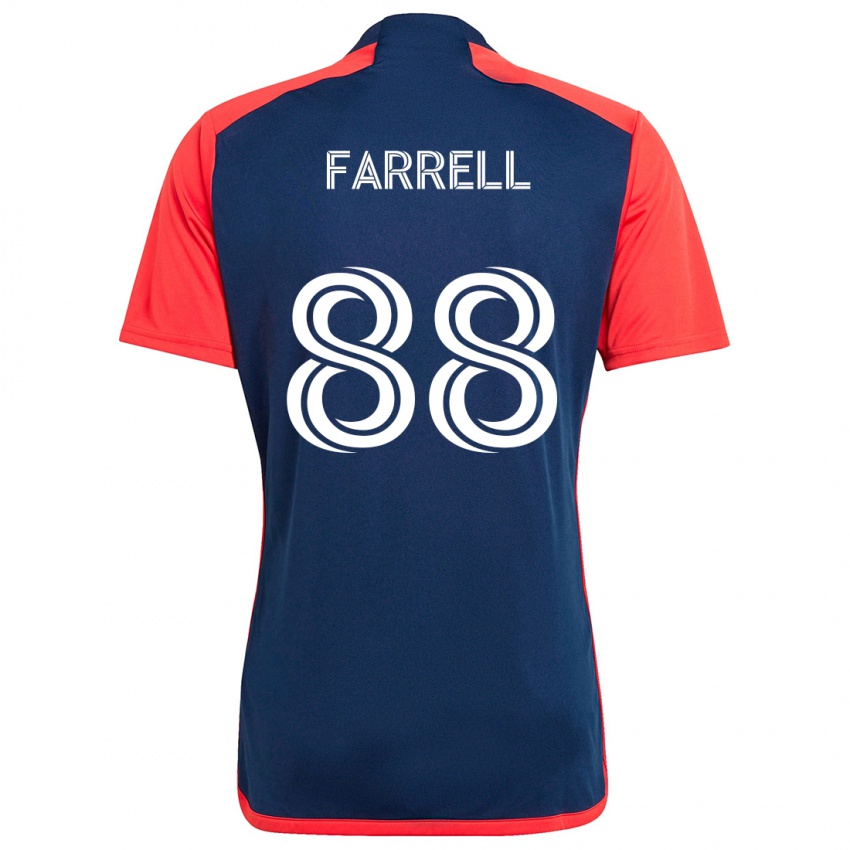 Niño Camiseta Andrew Farrell #88 Azul Rojo 1ª Equipación 2024/25 La Camisa