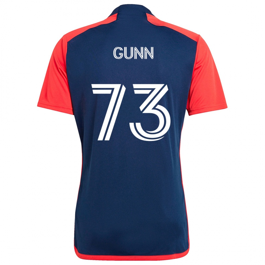 Niño Camiseta Jd Gunn #73 Azul Rojo 1ª Equipación 2024/25 La Camisa