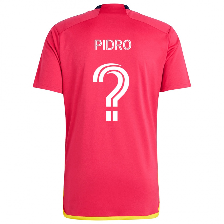 Niño Camiseta Selmir Pidro #0 Rojo Azul 1ª Equipación 2024/25 La Camisa