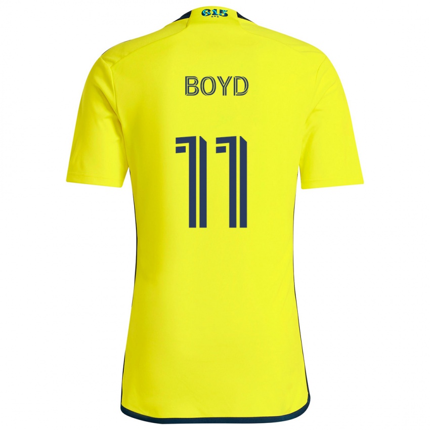 Niño Camiseta Tyler Boyd #11 Amarillo Azul 1ª Equipación 2024/25 La Camisa