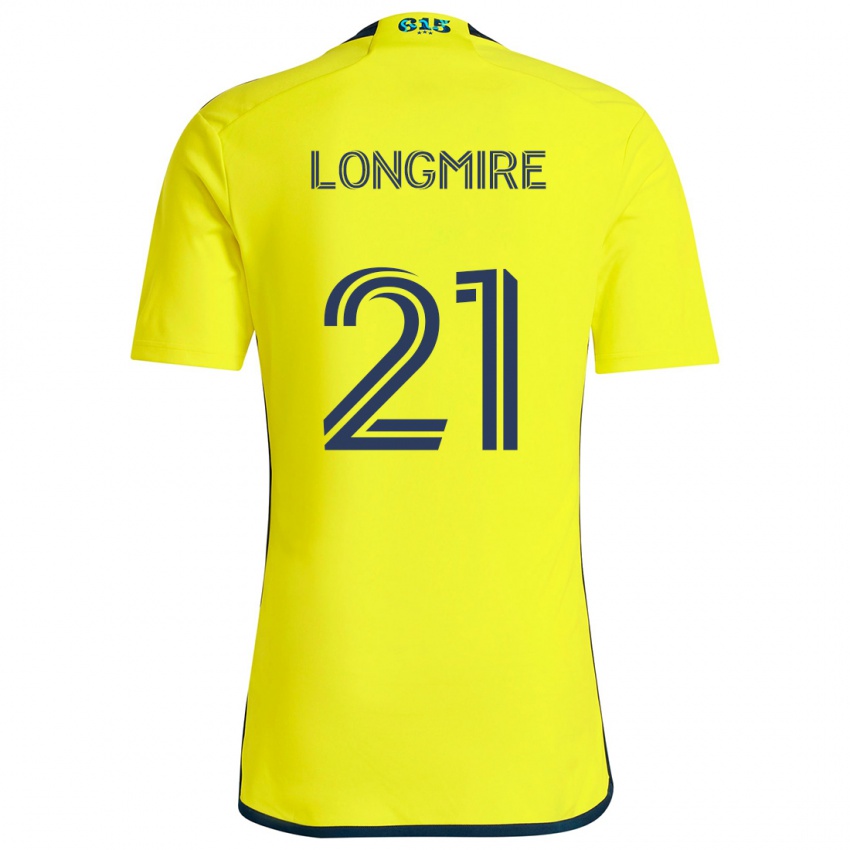 Niño Camiseta Ahmed Longmire #21 Amarillo Azul 1ª Equipación 2024/25 La Camisa