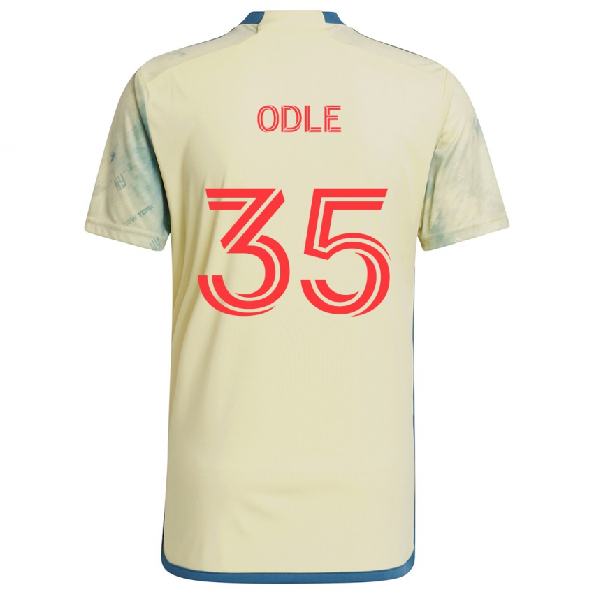 Niño Camiseta Dallas Odle #35 Amarillo Rojo Azul 1ª Equipación 2024/25 La Camisa