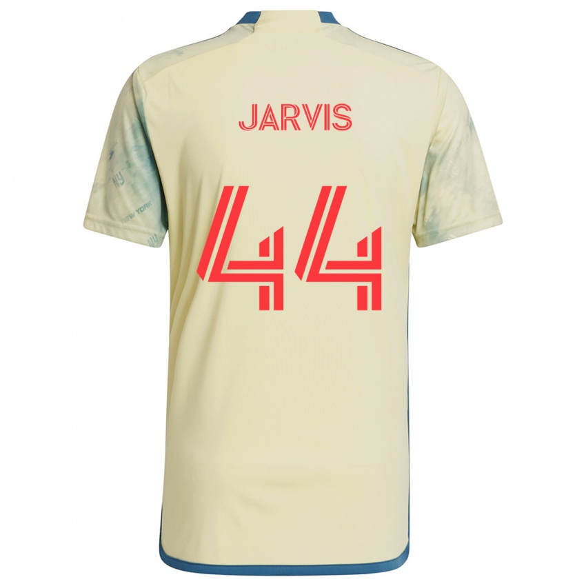 Niño Camiseta Aiden Jarvis #44 Amarillo Rojo Azul 1ª Equipación 2024/25 La Camisa