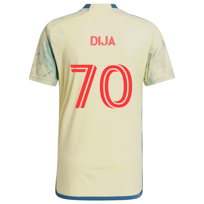 Niño Camiseta Dija #70 Amarillo Rojo Azul 1ª Equipación 2024/25 La Camisa