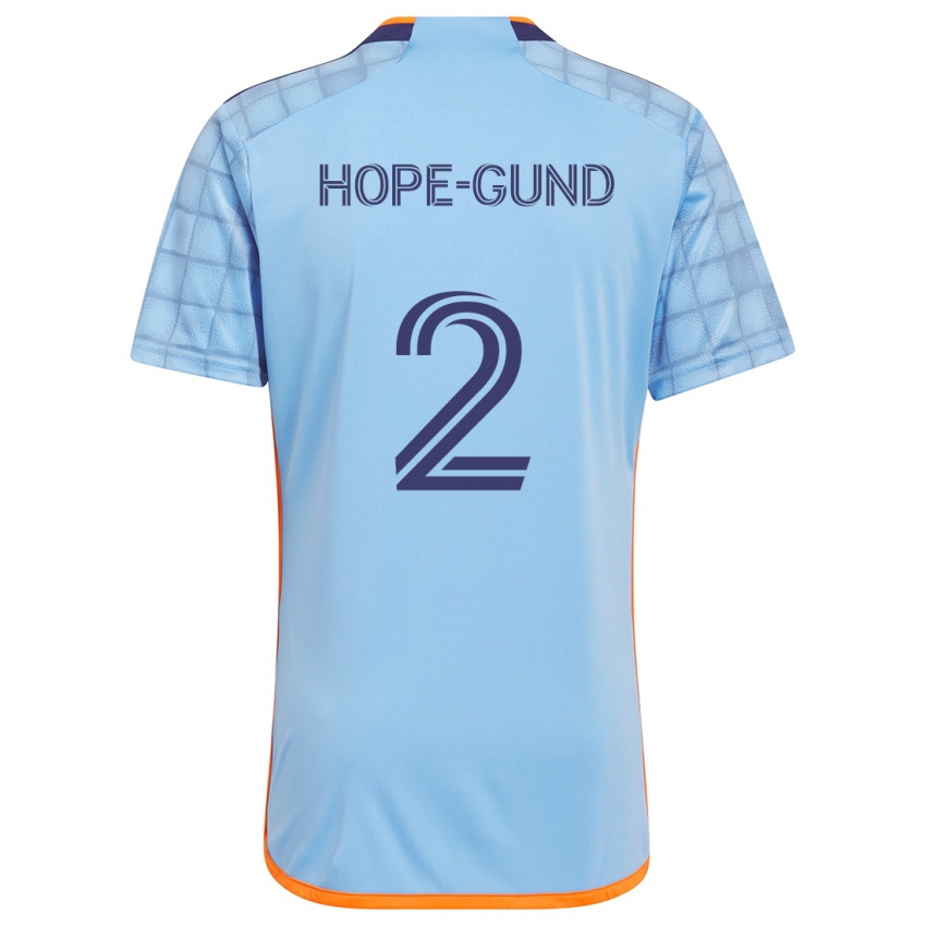 Niño Camiseta Rio Hope-Gund #2 Azul Naranja 1ª Equipación 2024/25 La Camisa