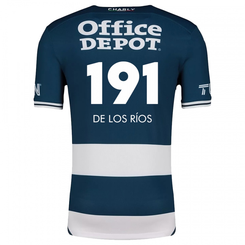 Niño Camiseta Sergio De Los Ríos #191 Azul Blanco 1ª Equipación 2024/25 La Camisa