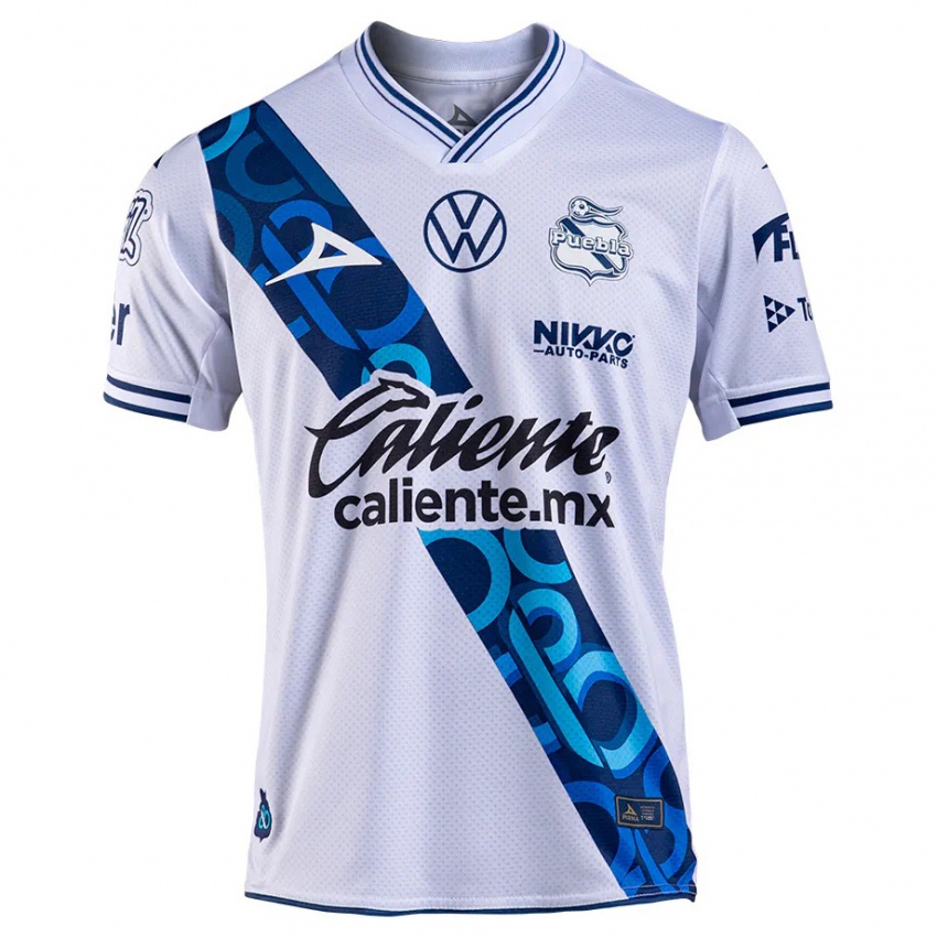 Niño Camiseta Ángel Arredondo #233 Blanco Azul Marino 1ª Equipación 2024/25 La Camisa