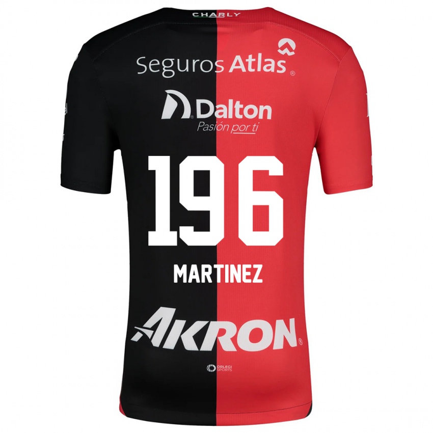 Niño Camiseta Rafael Martínez #196 Negro Rojo 1ª Equipación 2024/25 La Camisa