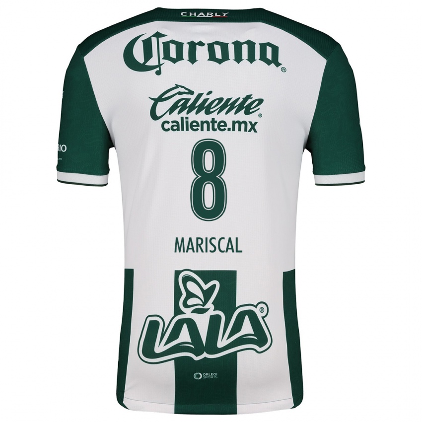 Niño Camiseta Salvador Mariscal #8 Verde Blanco 1ª Equipación 2024/25 La Camisa