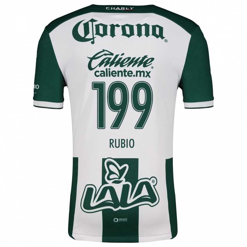 Niño Camiseta Ronaldo Rubio #199 Verde Blanco 1ª Equipación 2024/25 La Camisa