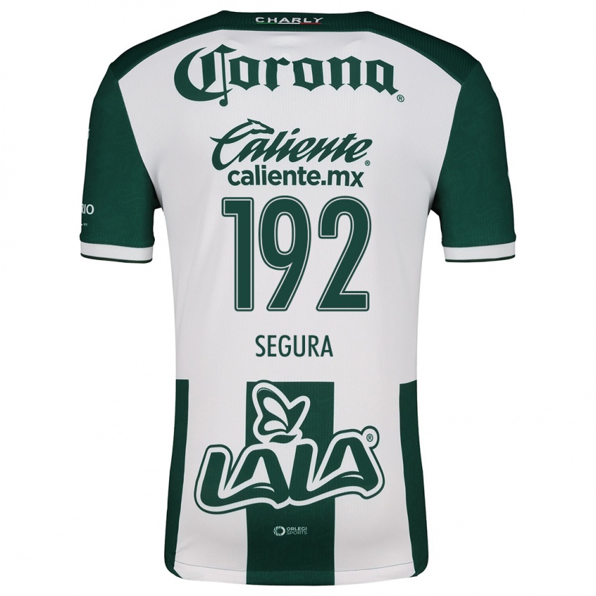 Niño Camiseta Gustavo Segura #192 Verde Blanco 1ª Equipación 2024/25 La Camisa