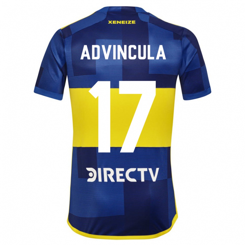 Niño Camiseta Luis Advincula #17 Azul Amarillo 1ª Equipación 2024/25 La Camisa