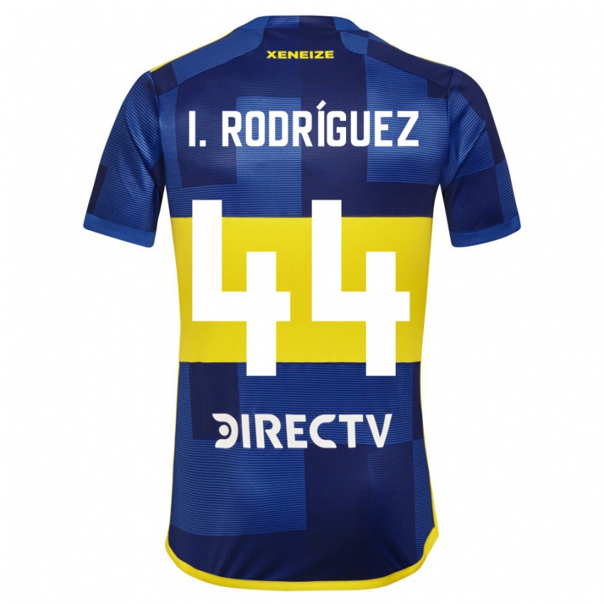 Niño Camiseta Ignacio Rodríguez #44 Azul Amarillo 1ª Equipación 2024/25 La Camisa