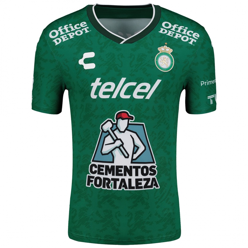 Niño Camiseta Diego Trujillo #0 Verde Blanco 1ª Equipación 2024/25 La Camisa