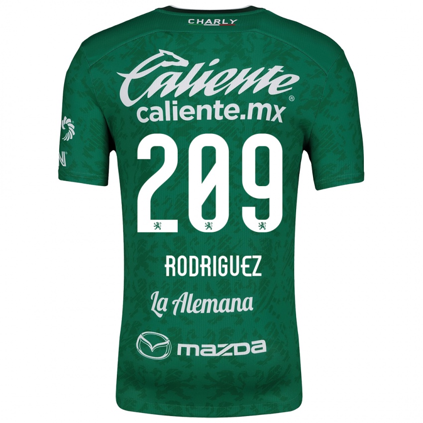 Niño Camiseta Víctor Rodríguez #209 Verde Blanco 1ª Equipación 2024/25 La Camisa