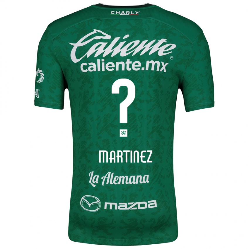 Niño Camiseta Edson Martínez #0 Verde Blanco 1ª Equipación 2024/25 La Camisa