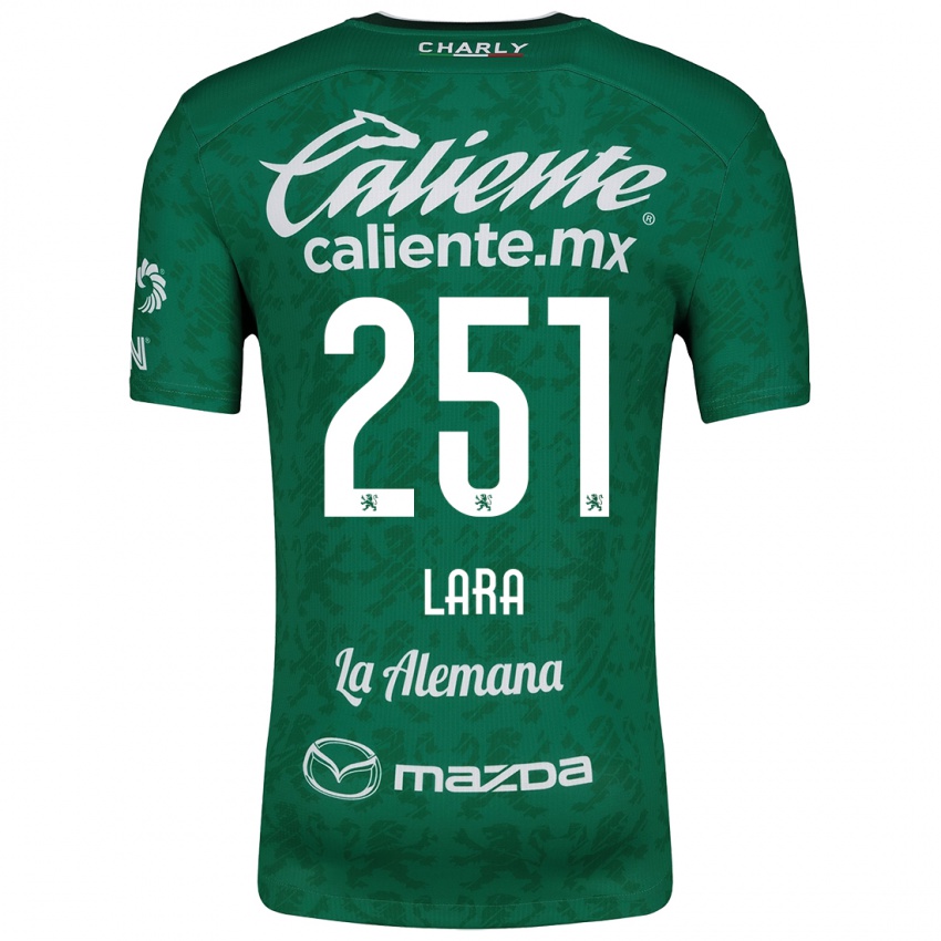 Niño Camiseta Tristán Lara #251 Verde Blanco 1ª Equipación 2024/25 La Camisa