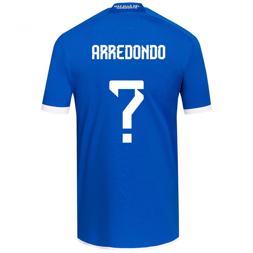 Niño Camiseta Milovan Arredondo #0 Azul Blanco 1ª Equipación 2024/25 La Camisa