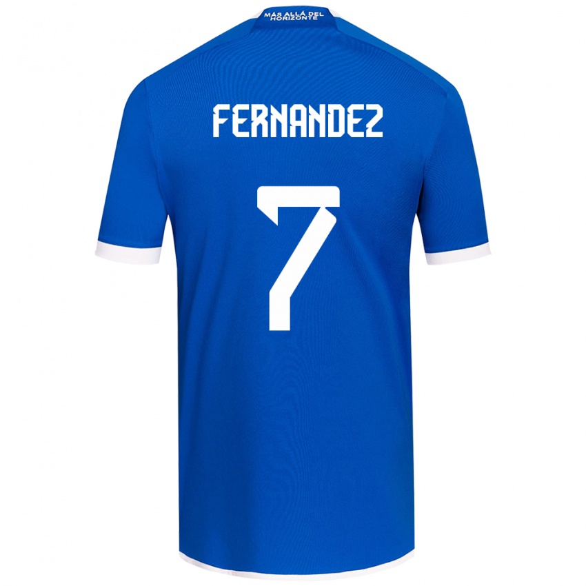 Niño Camiseta Rebeca Fernández #7 Azul Blanco 1ª Equipación 2024/25 La Camisa