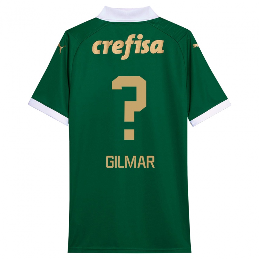 Niño Camiseta Gilmar #0 Verde Blanco 1ª Equipación 2024/25 La Camisa