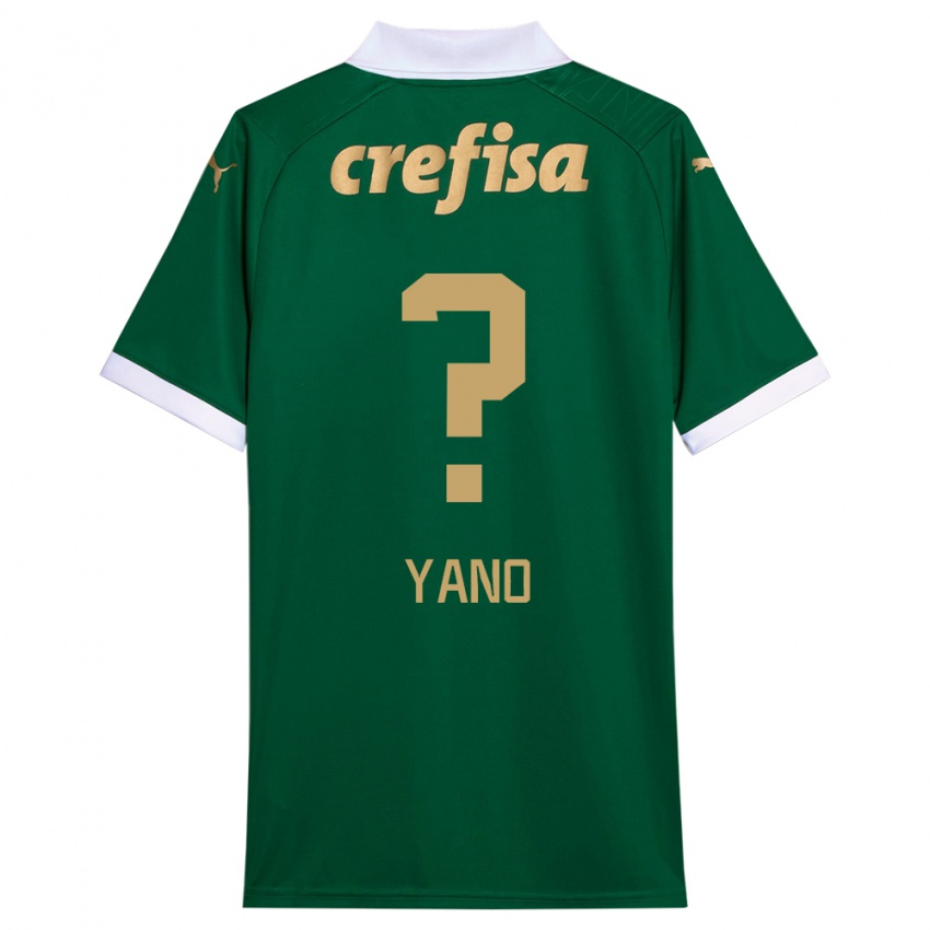 Niño Camiseta Luiz Yano #0 Verde Blanco 1ª Equipación 2024/25 La Camisa