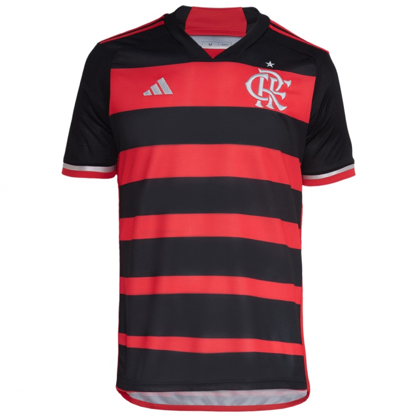 Niño Camiseta Ogundana Shola #0 Negro Rojo 1ª Equipación 2024/25 La Camisa