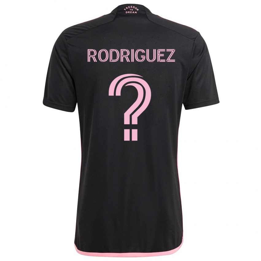 Niño Camiseta Emerson Rodríguez #0 Negro 2ª Equipación 2024/25 La Camisa