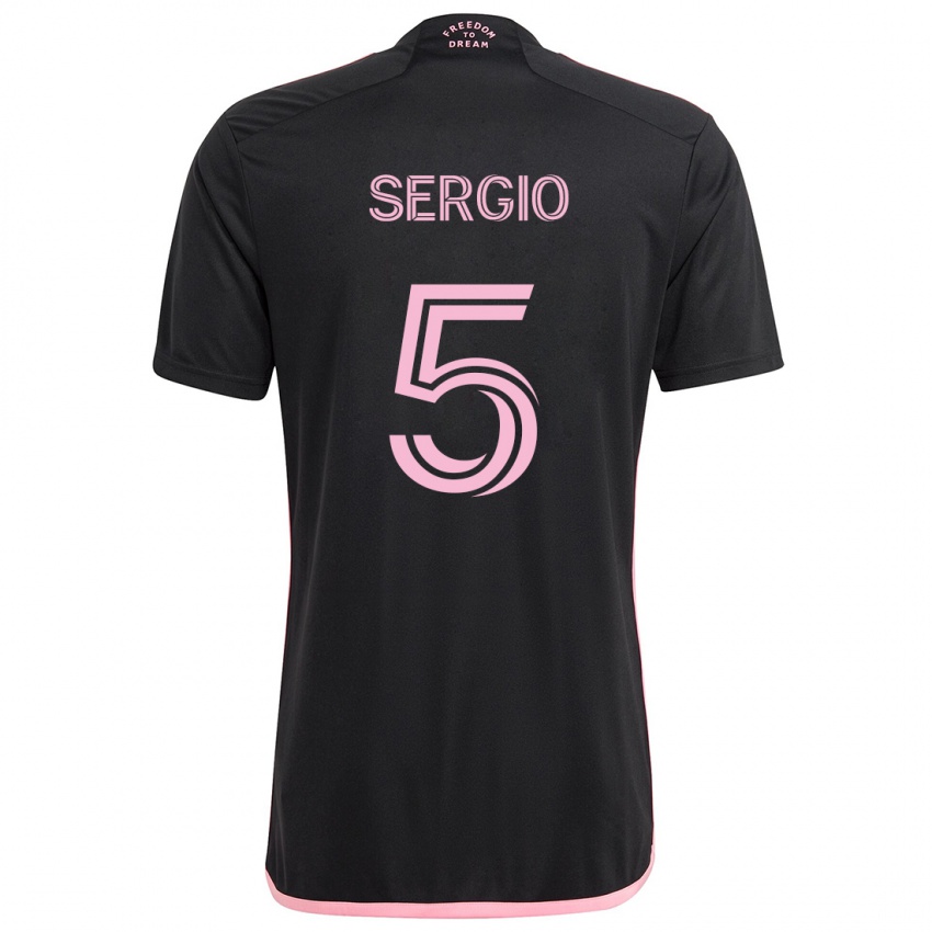 Niño Camiseta Sergio Busquets #5 Negro 2ª Equipación 2024/25 La Camisa