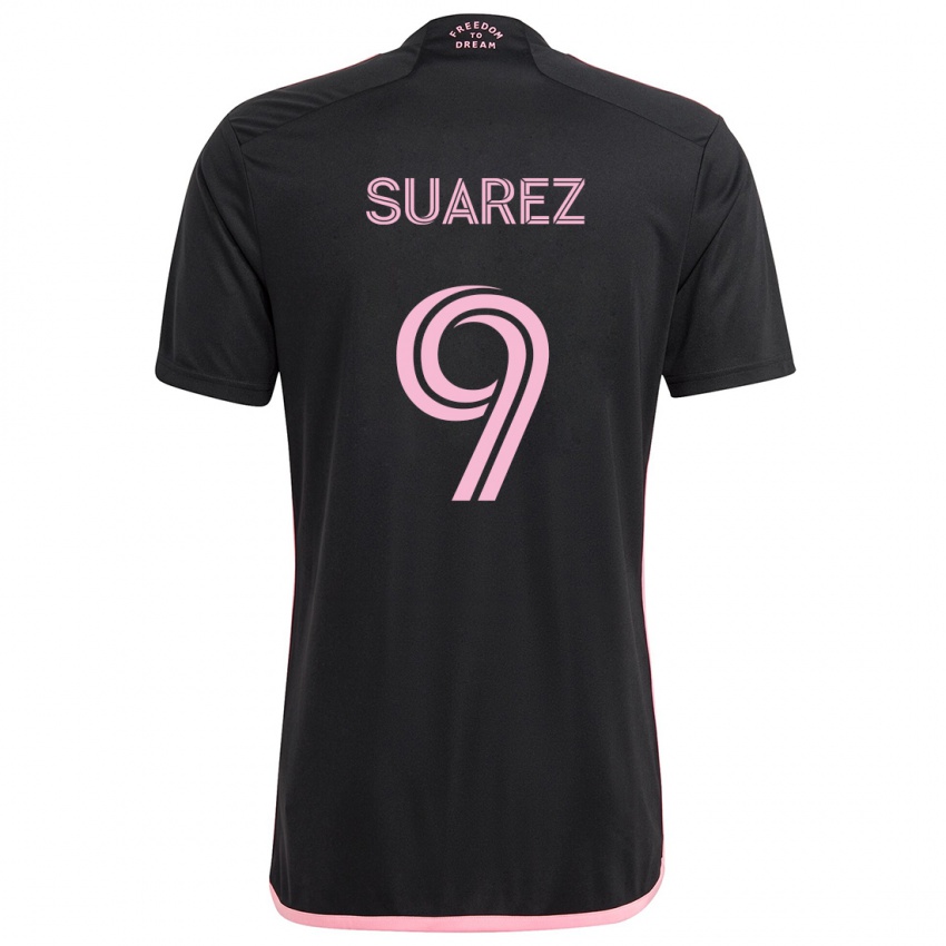 Niño Camiseta Luis Suárez #9 Negro 2ª Equipación 2024/25 La Camisa