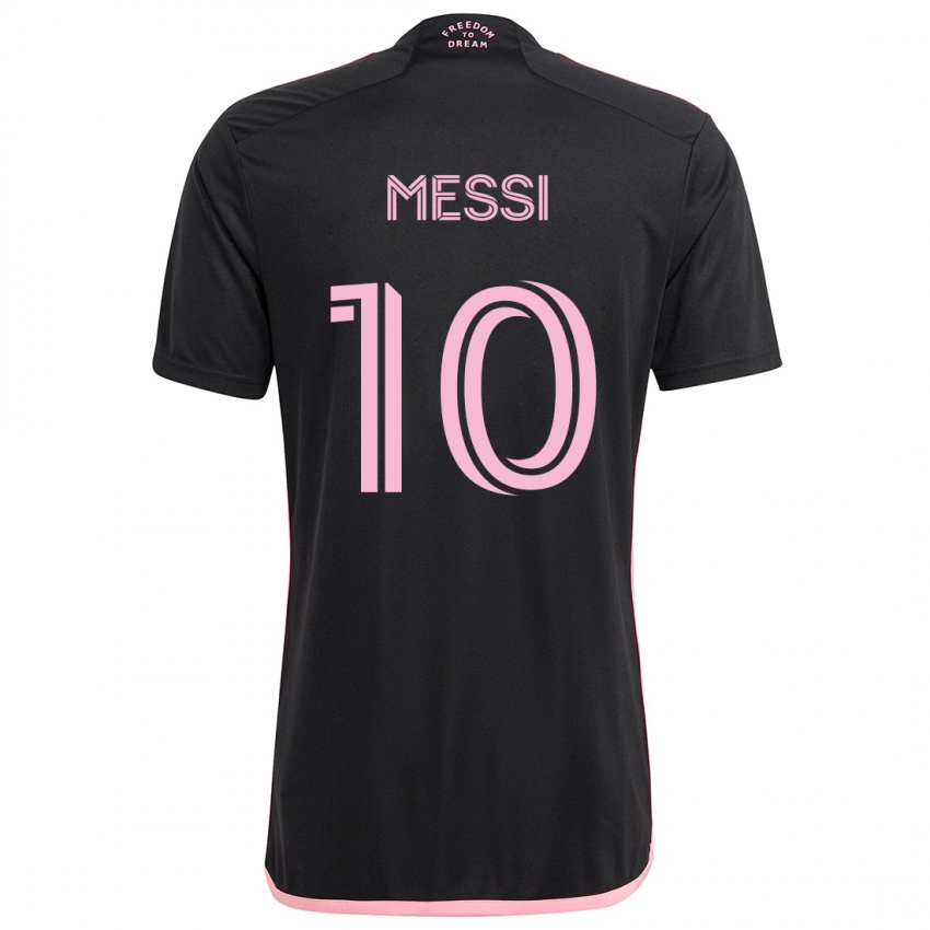 Niño Camiseta Lionel Messi #10 Negro 2ª Equipación 2024/25 La Camisa