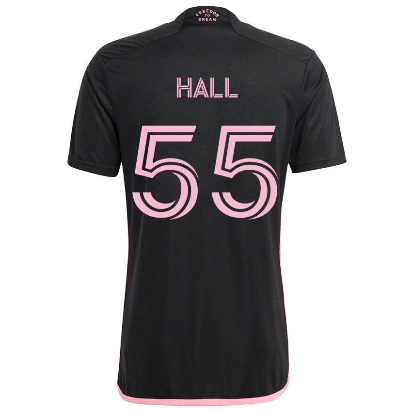 Niño Camiseta Tyler Hall #55 Negro 2ª Equipación 2024/25 La Camisa