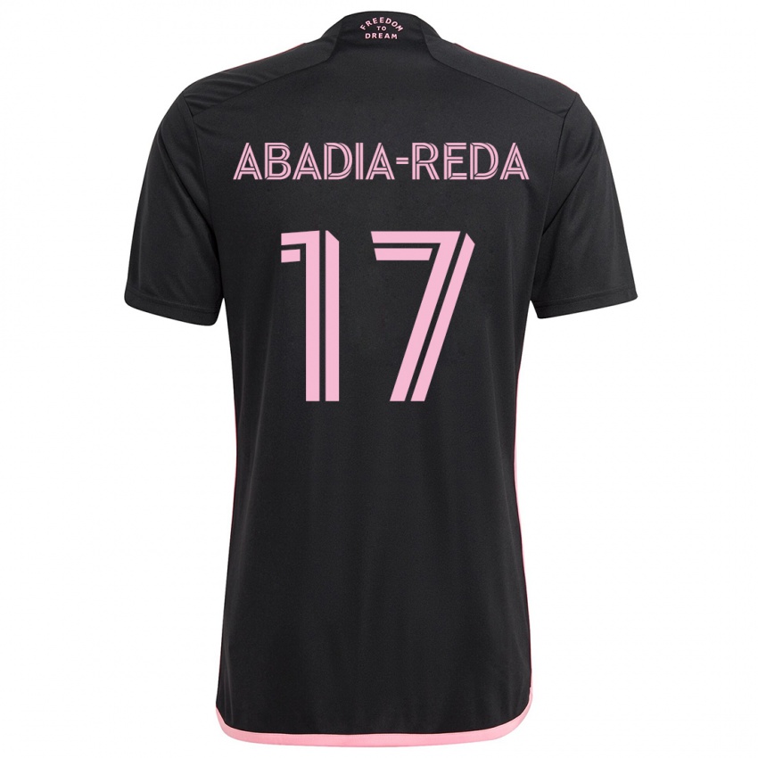 Niño Camiseta Ezequiel Abadia-Reda #17 Negro 2ª Equipación 2024/25 La Camisa