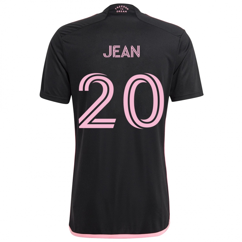 Niño Camiseta Corentin Jean #20 Negro 2ª Equipación 2024/25 La Camisa