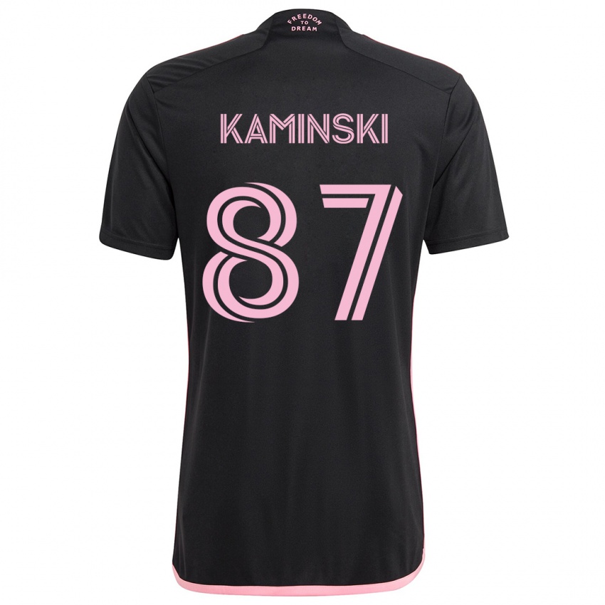 Niño Camiseta Brett Kaminski #87 Negro 2ª Equipación 2024/25 La Camisa