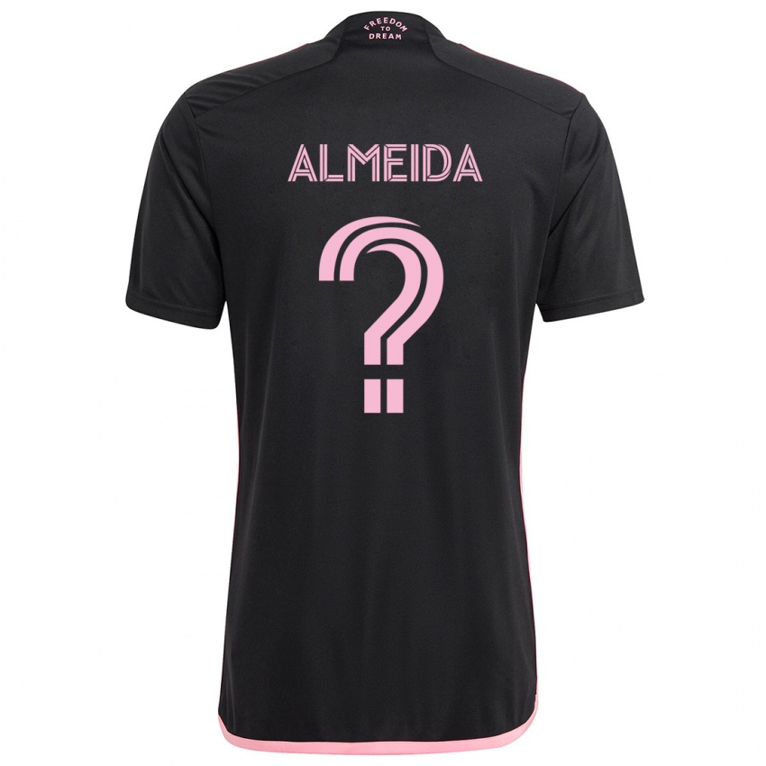 Niño Camiseta Nicholas Almeida #0 Negro 2ª Equipación 2024/25 La Camisa