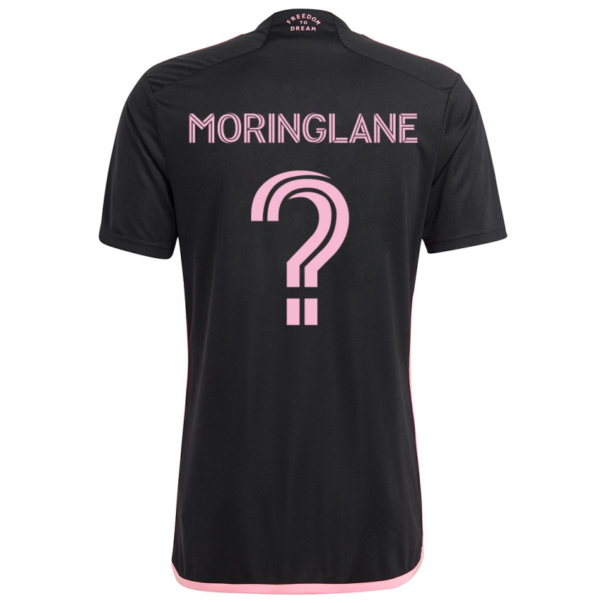 Niño Camiseta Luis Moringlane #0 Negro 2ª Equipación 2024/25 La Camisa