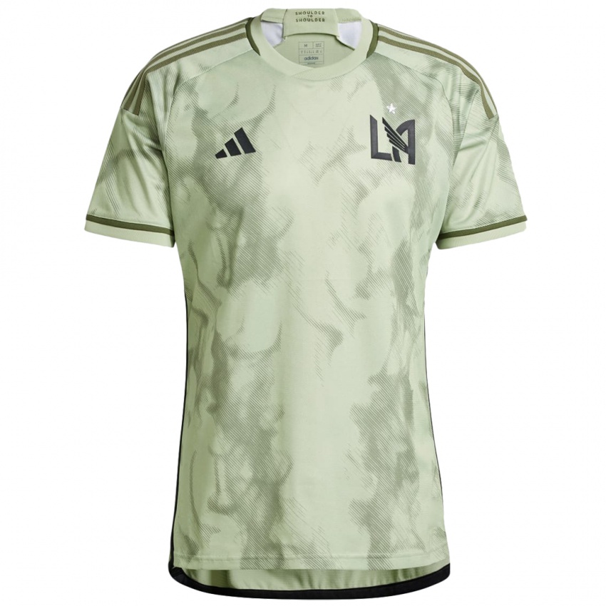 Niño Camiseta Favian Vazquez #19 Verde Claro 2ª Equipación 2024/25 La Camisa