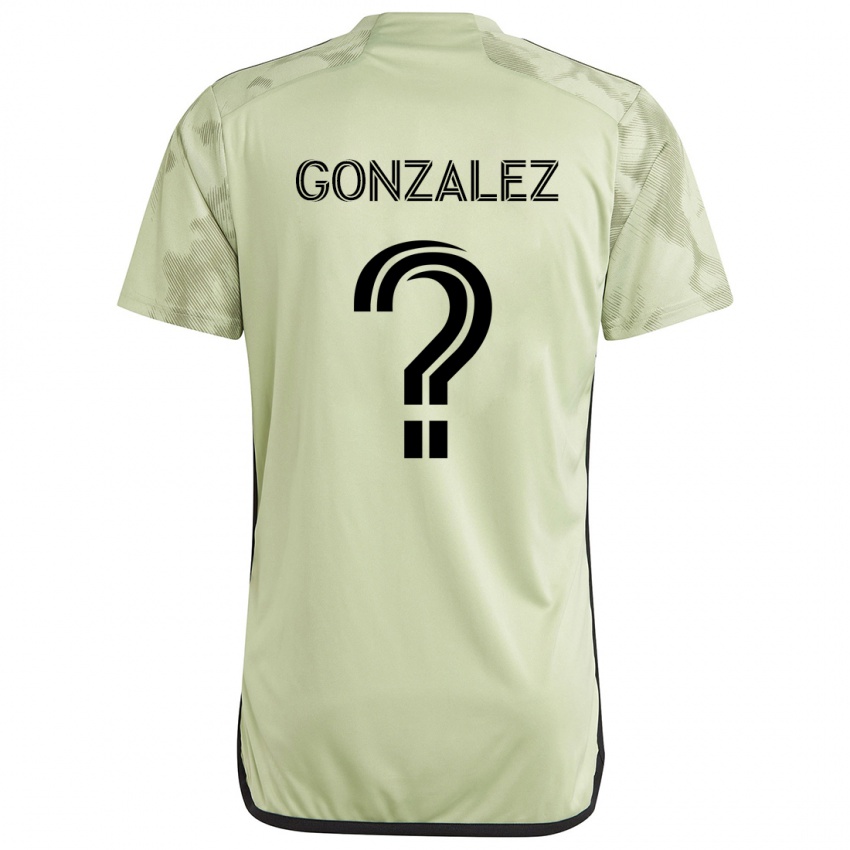 Niño Camiseta Mario González #0 Verde Claro 2ª Equipación 2024/25 La Camisa