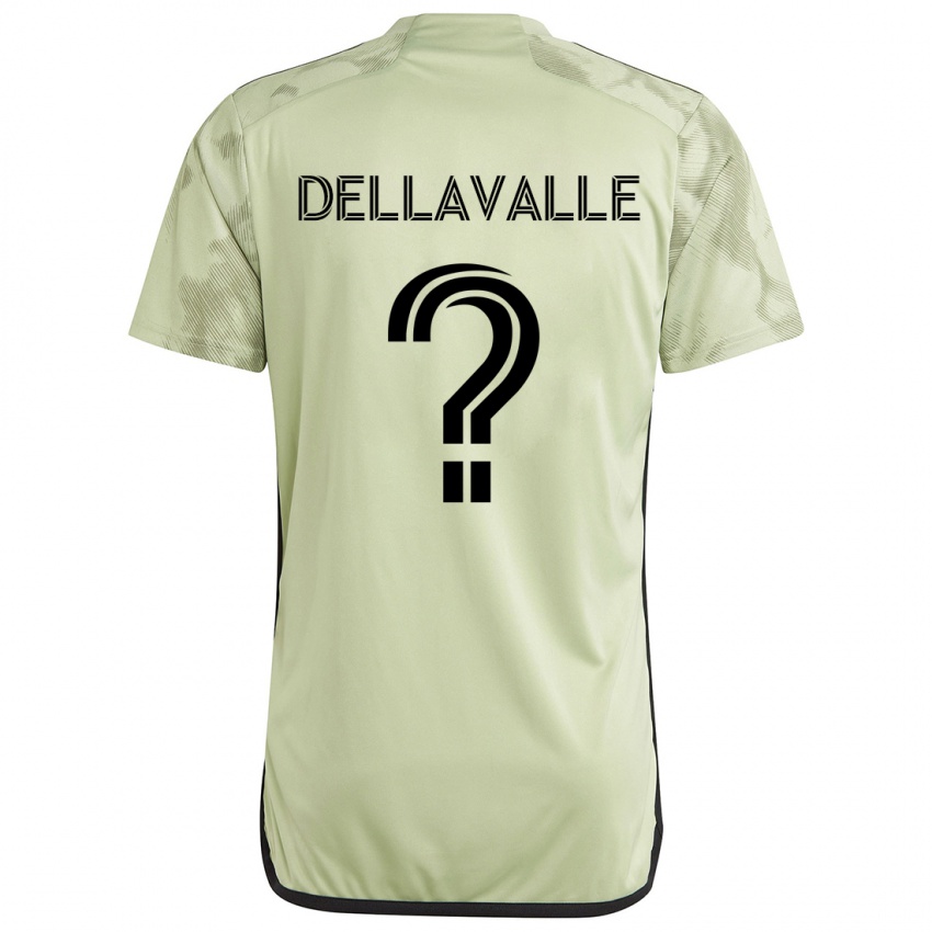 Niño Camiseta Lorenzo Dellavalle #0 Verde Claro 2ª Equipación 2024/25 La Camisa