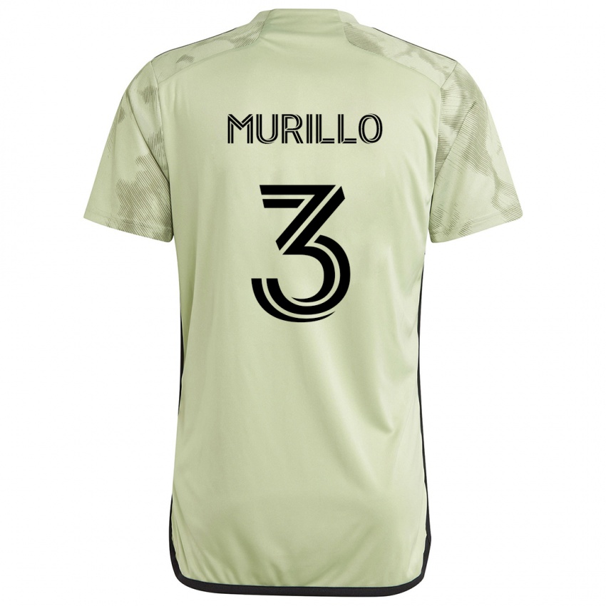 Niño Camiseta Jesús Murillo #3 Verde Claro 2ª Equipación 2024/25 La Camisa